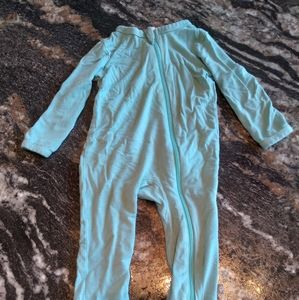 Kyte Baby Zippered Romper Blue 6-12